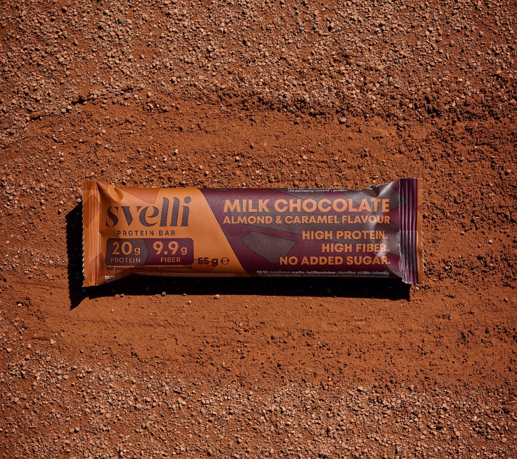 Svelli Proteinbar Box (16 stk) – Milk Chocolate Almond & Caramel