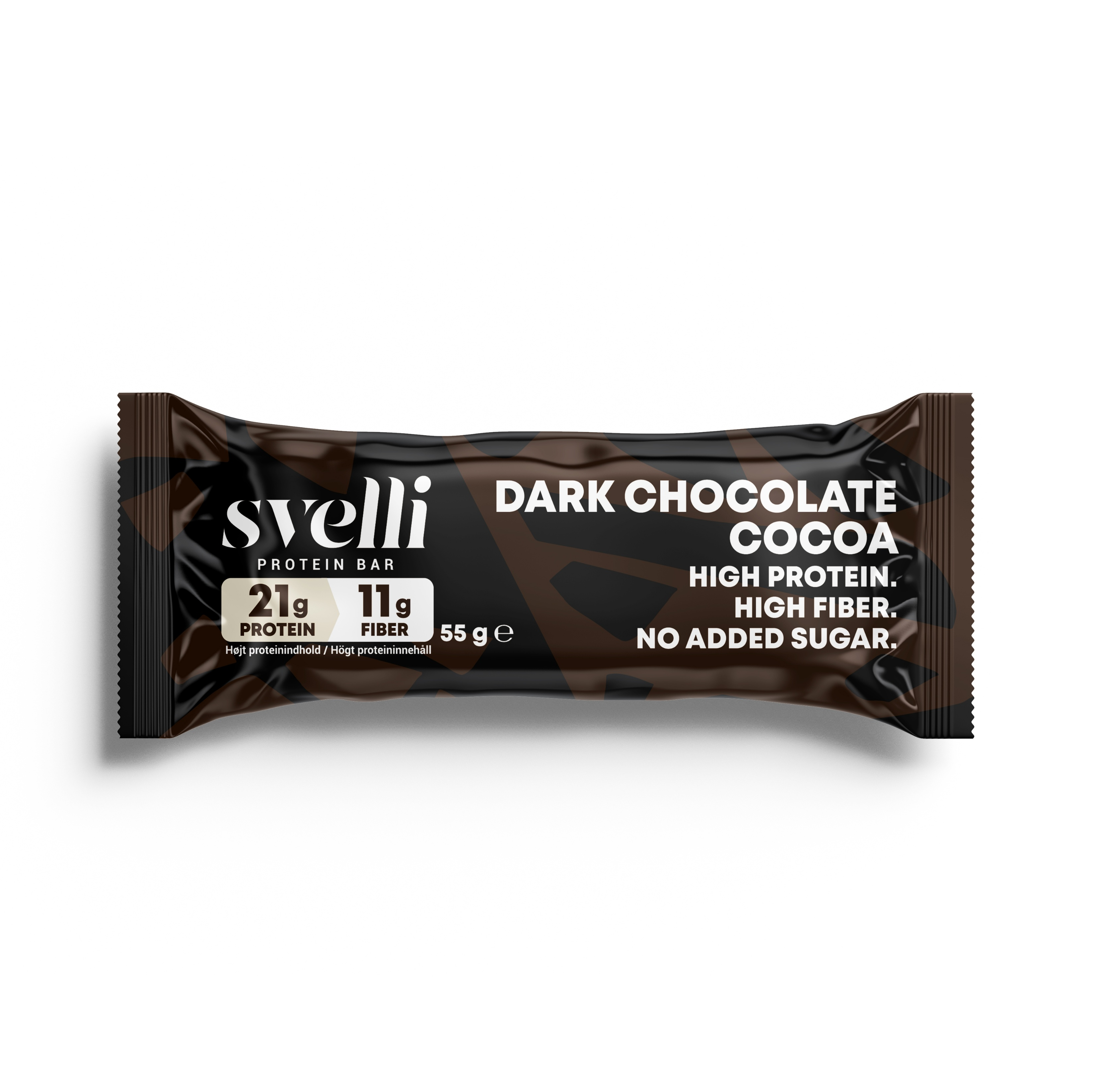 Svelli Dark Chocolate Cocoa Proteinbar - Uden tilsat sukker
