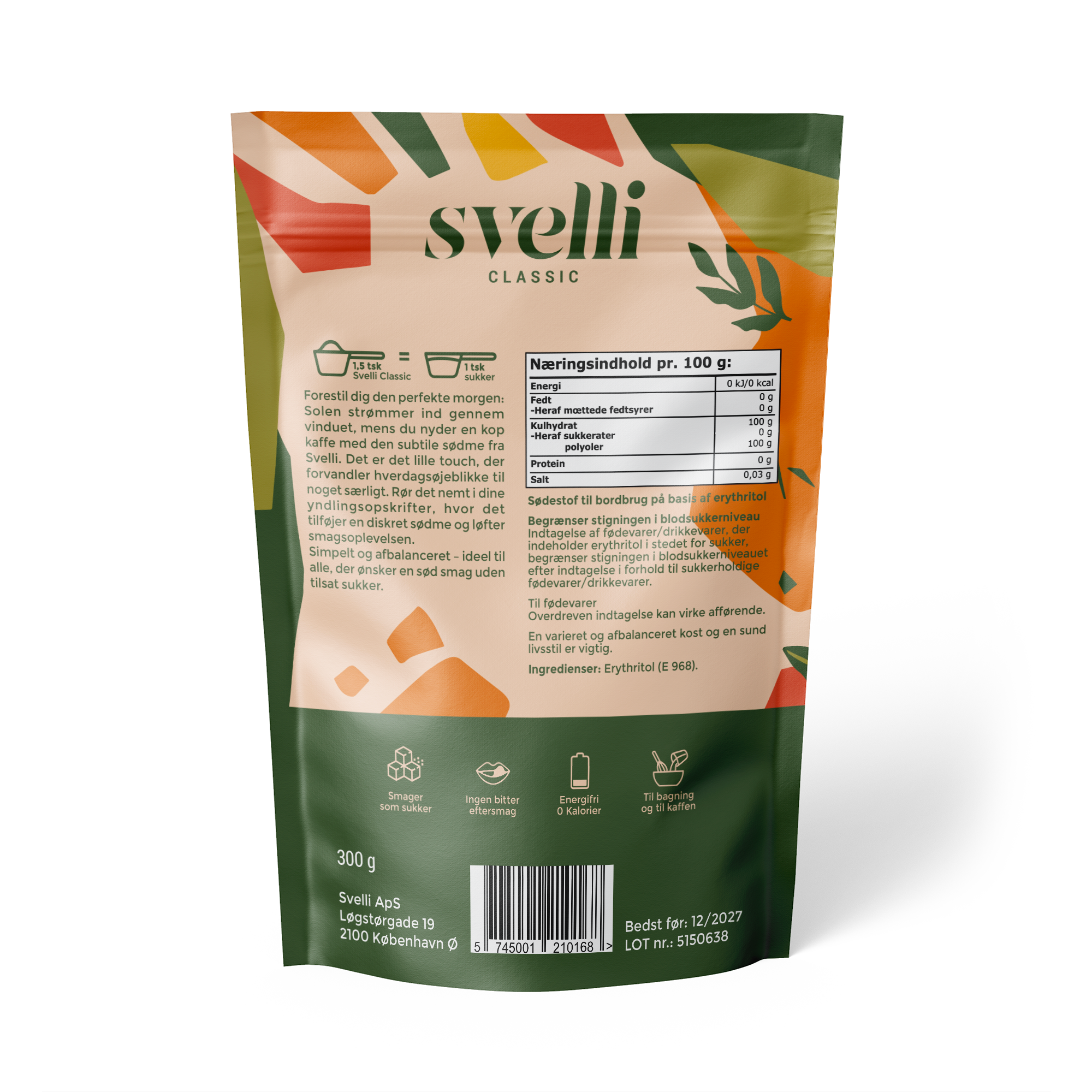 Svelli Classic - Klassisk sukkererstatning til almen brug