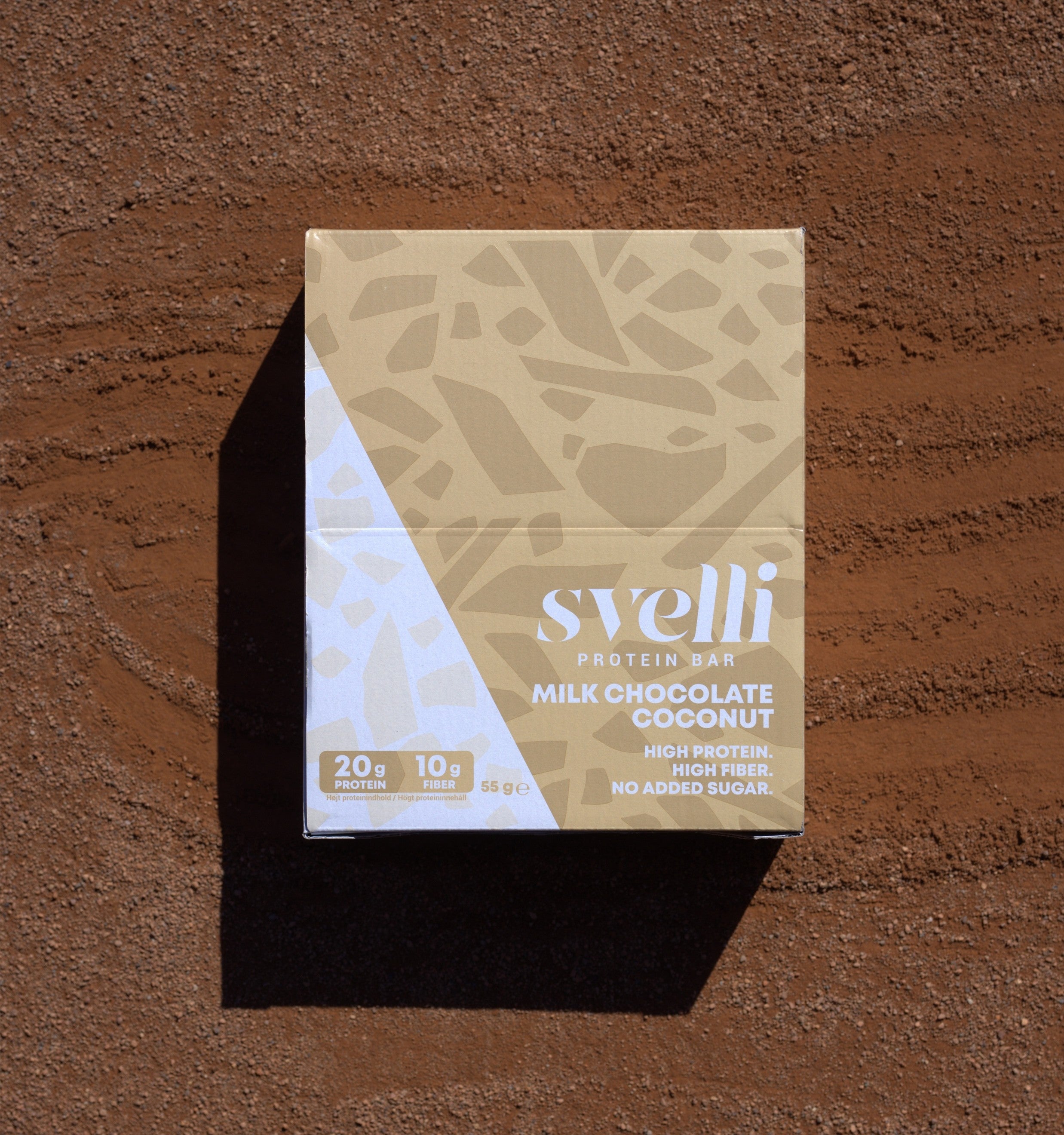 Svelli Milk Chocolate Coconut Proteinbar - Uden tilsat sukker