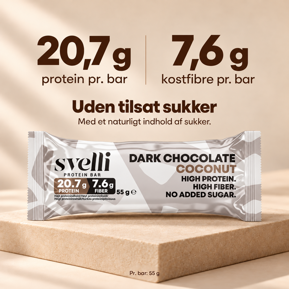 Dark Chocolate Coconut Proteinbar
