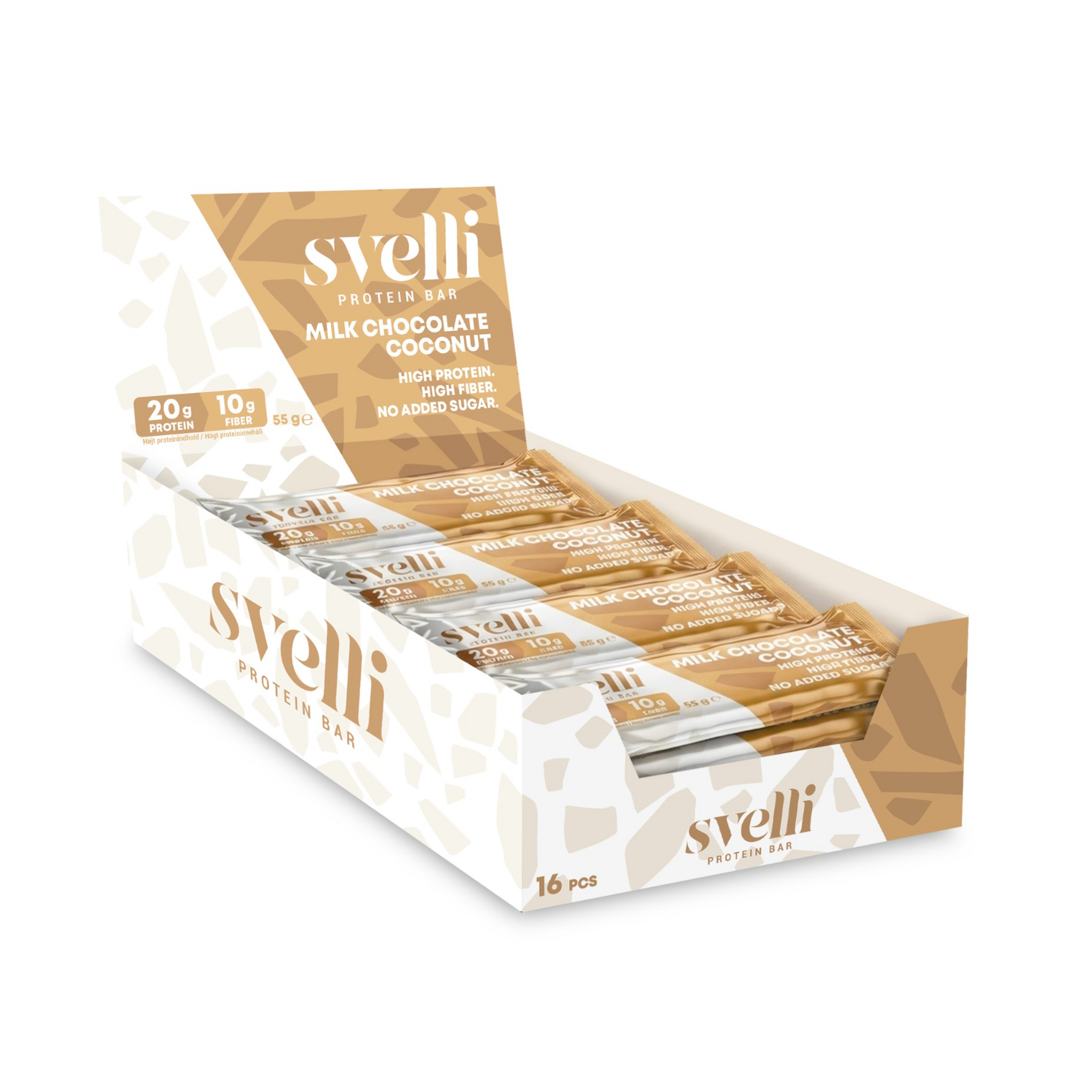 Milk Chocolate Coconut Proteinbar (16 × 55g)