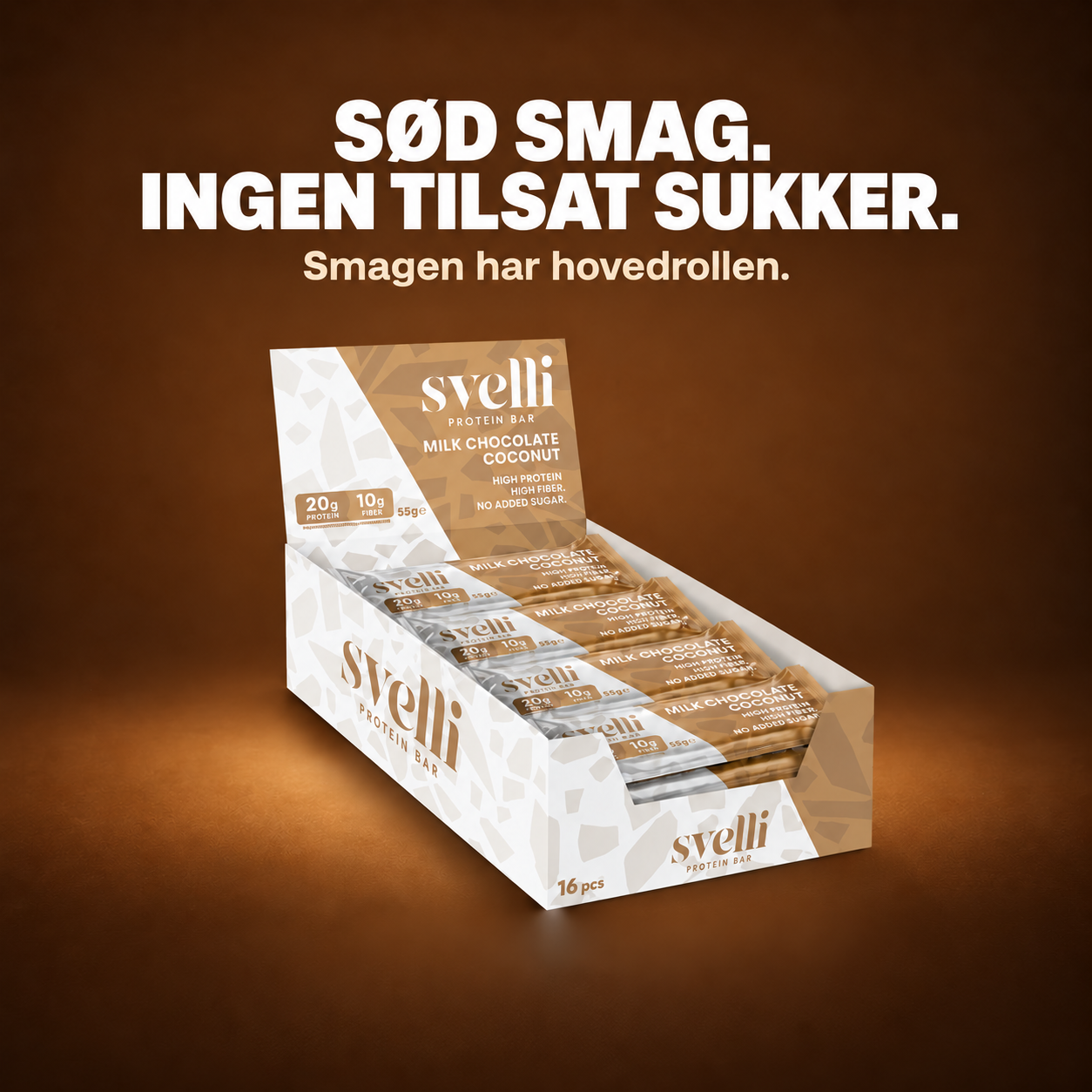 Milk Chocolate Coconut Proteinbar (16 × 55g)