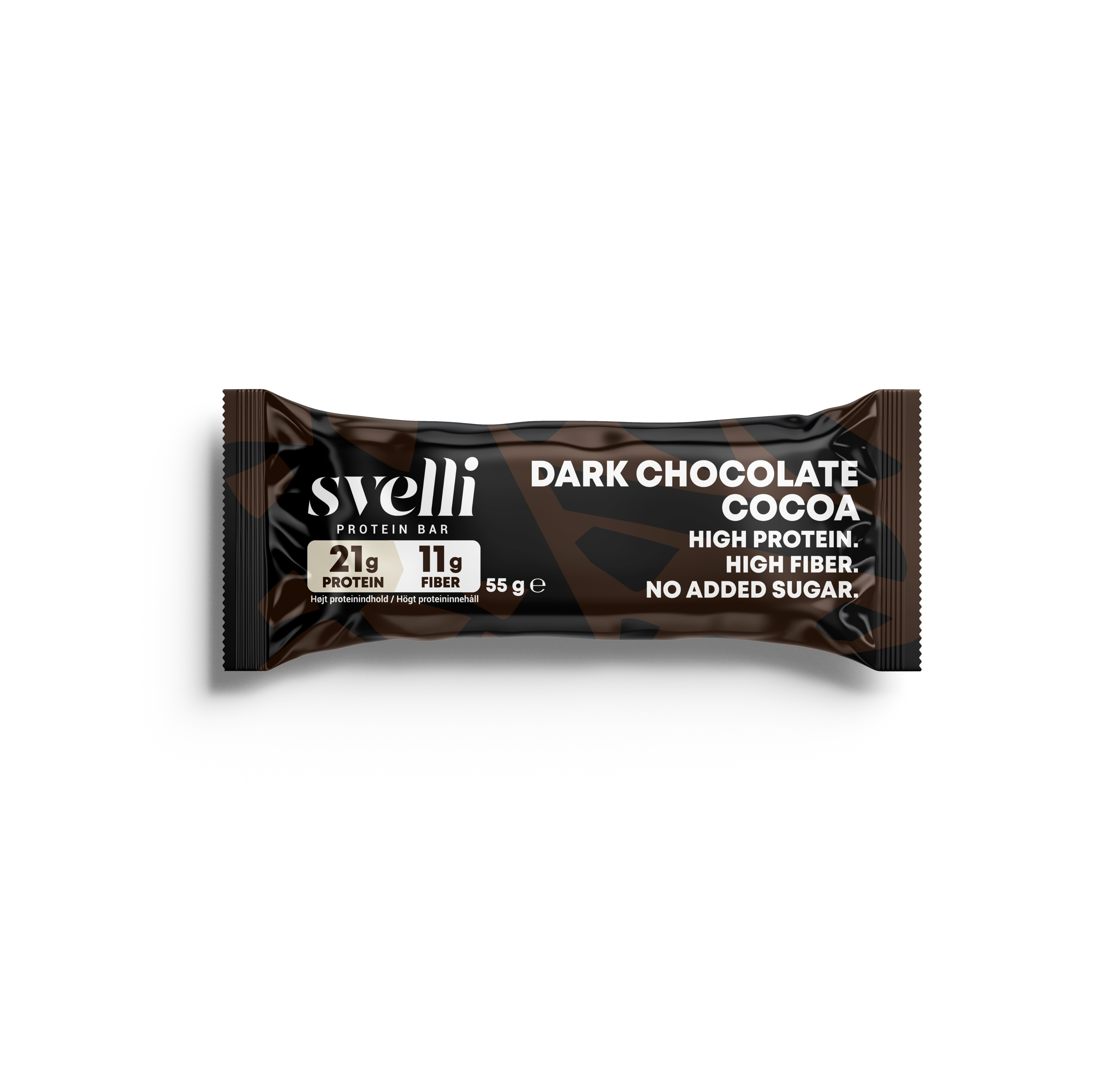 Svelli Dark Chocolate Cocoa Proteinbar - Uden tilsat sukker