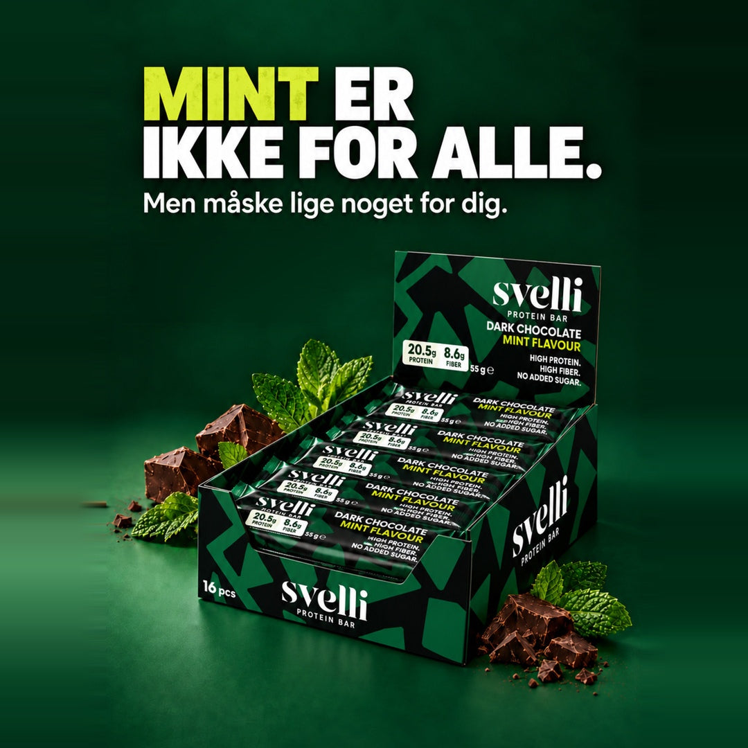 Dark Chocolate Mint -proteiinipatukka (16 × 55 g)