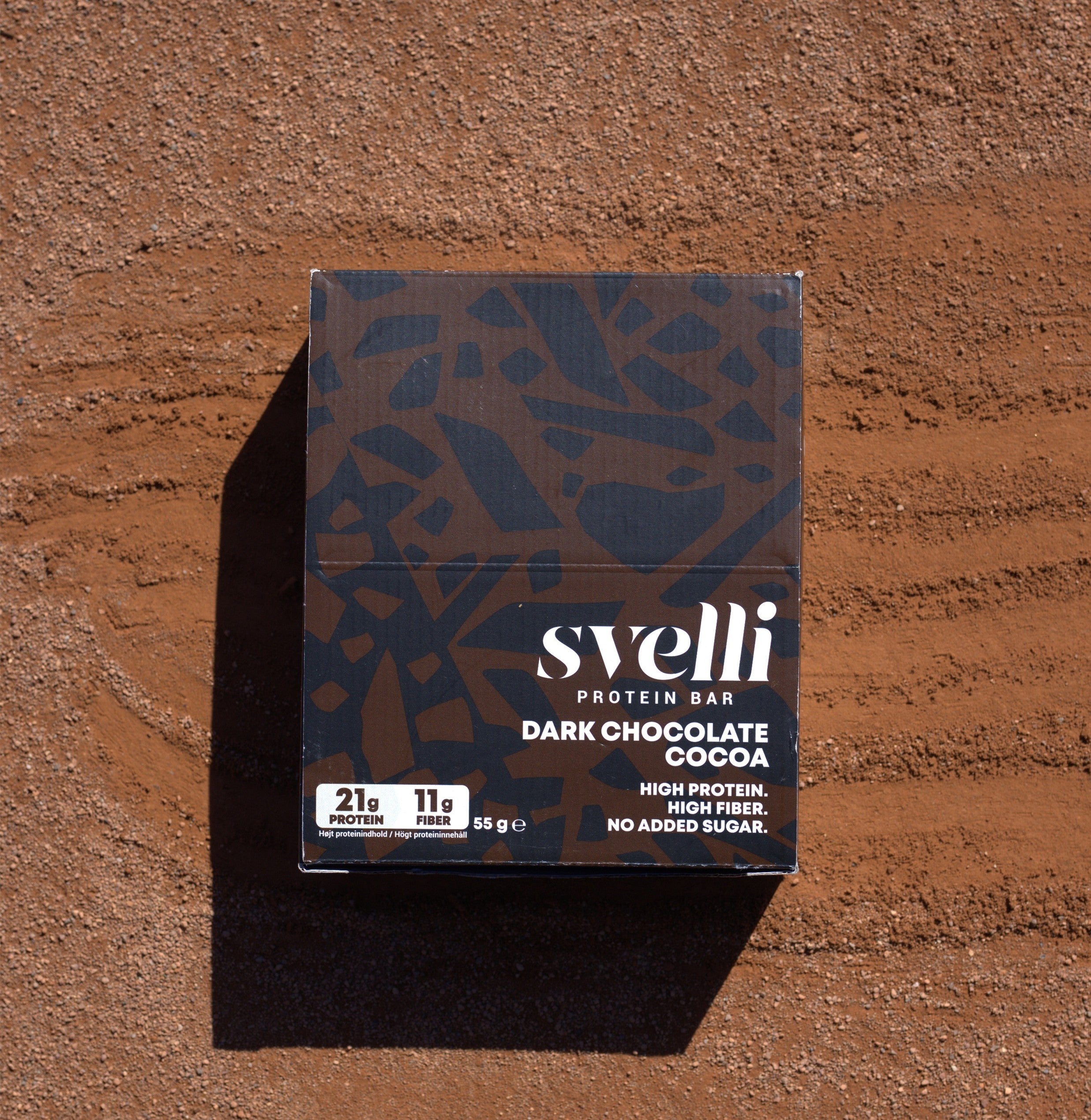 Svelli Proteinbar Box (16 stk) – Dark Chocolate Cocoa