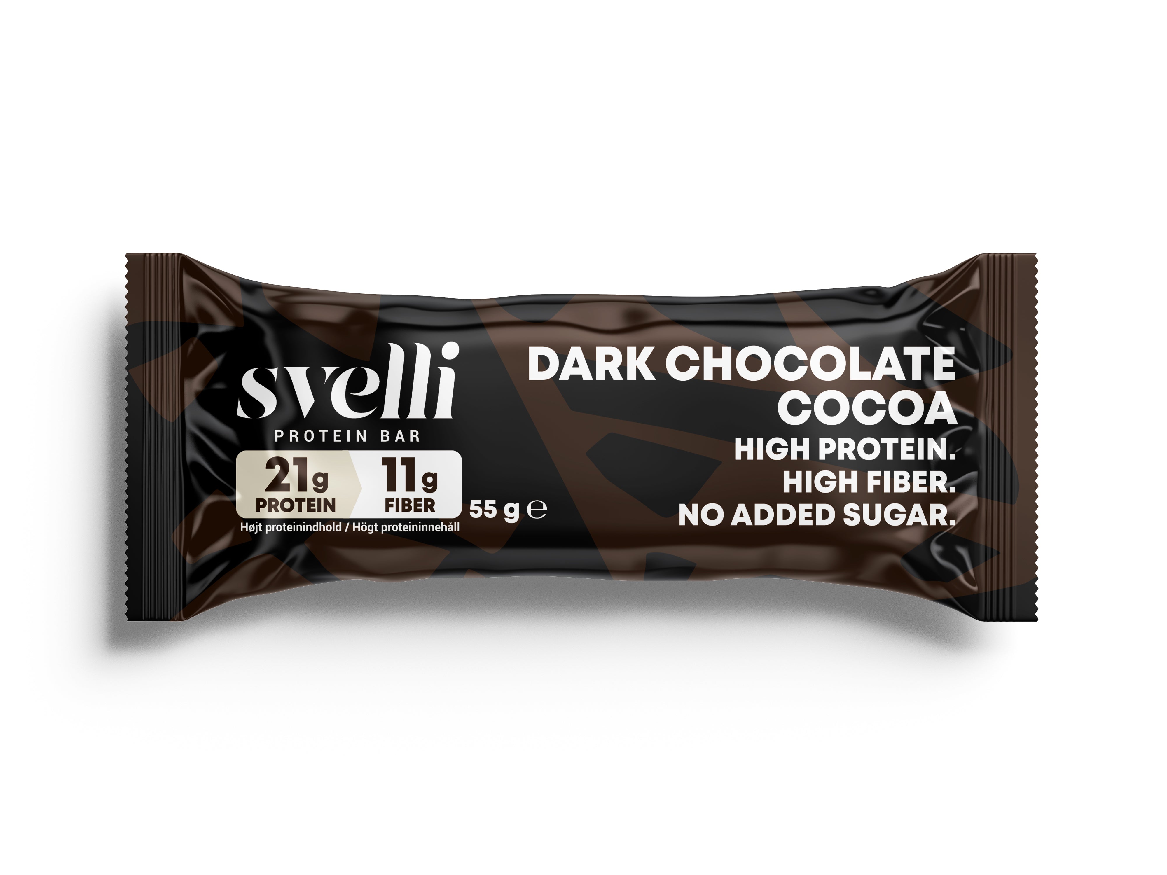 Svelli Dark Chocolate Cocoa Proteinbar - Uden tilsat sukker