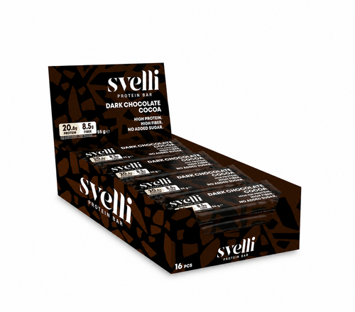 Dark Chocolate Cocoa Proteinbar (16 × 55g)
