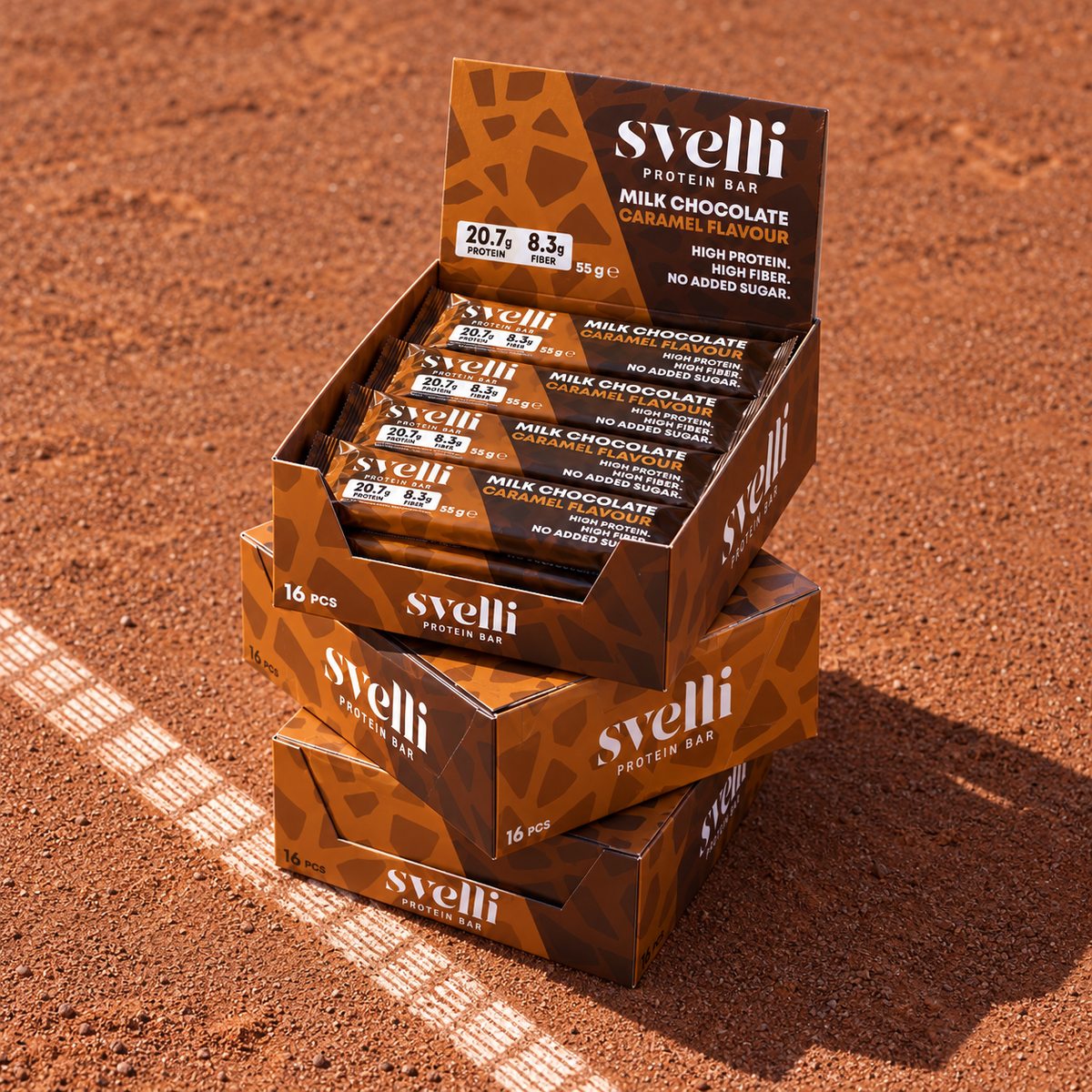 Milk Chocolate Caramel Proteinbar (16 × 55g)