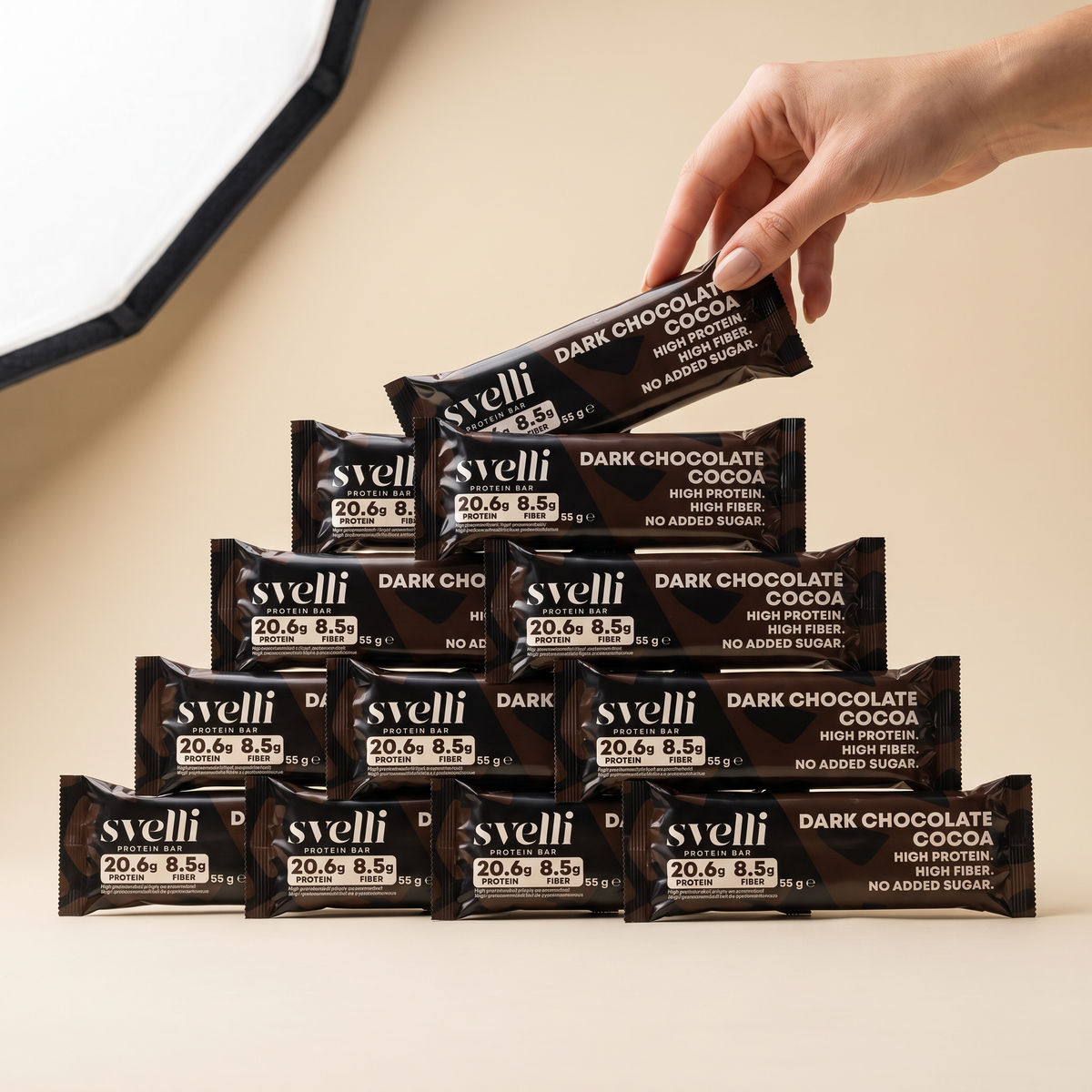 Dark Chocolate Cocoa Proteinbar (16 × 55g)