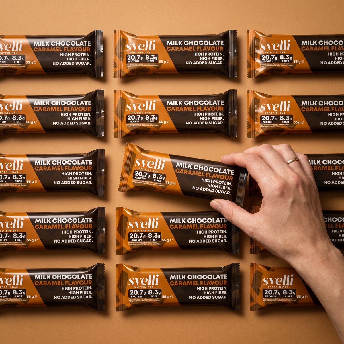 Milk Chocolate Caramel Proteinbar (16 × 55g)