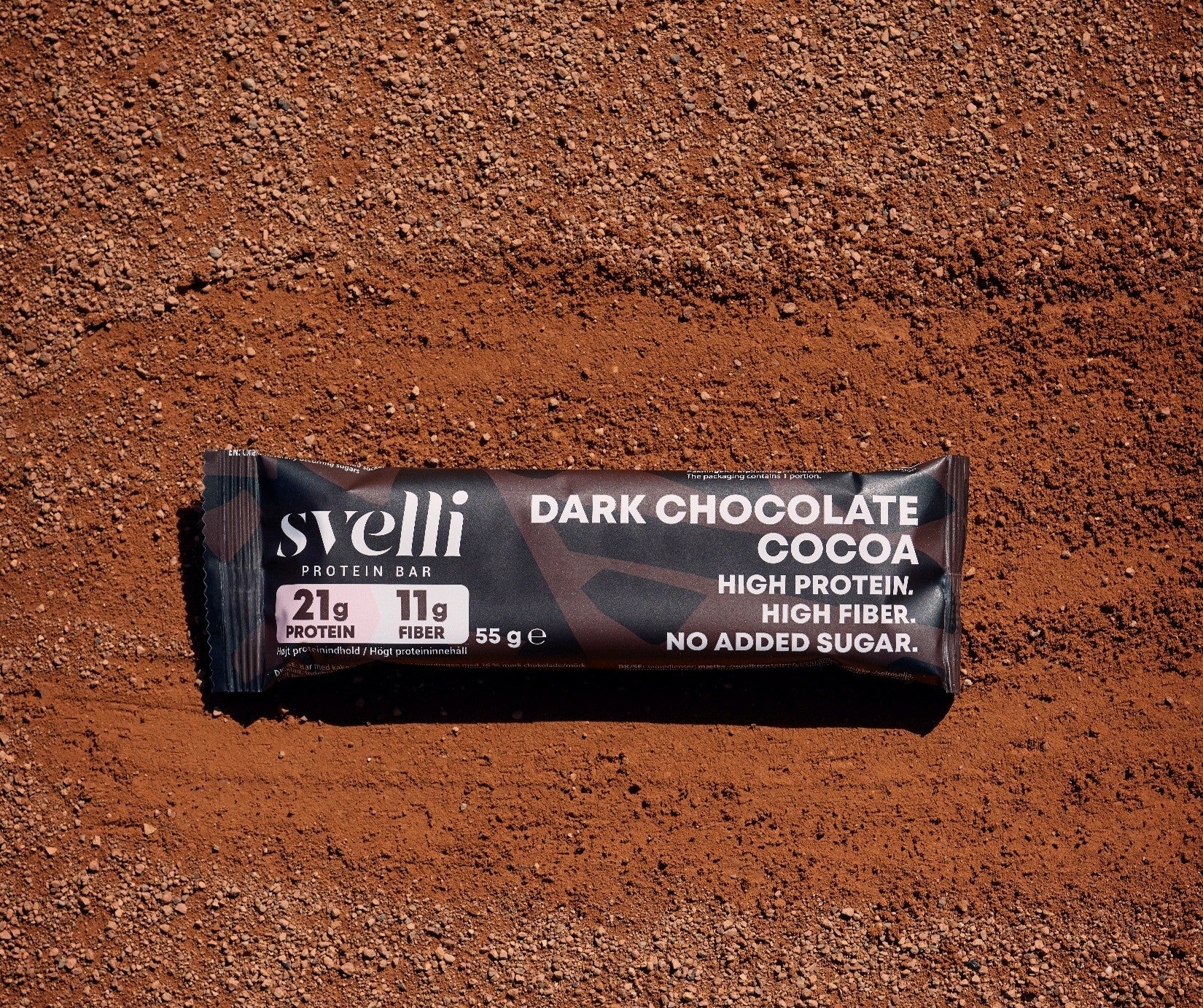 Svelli Proteinbar Box (16 stk) – Dark Chocolate Cocoa